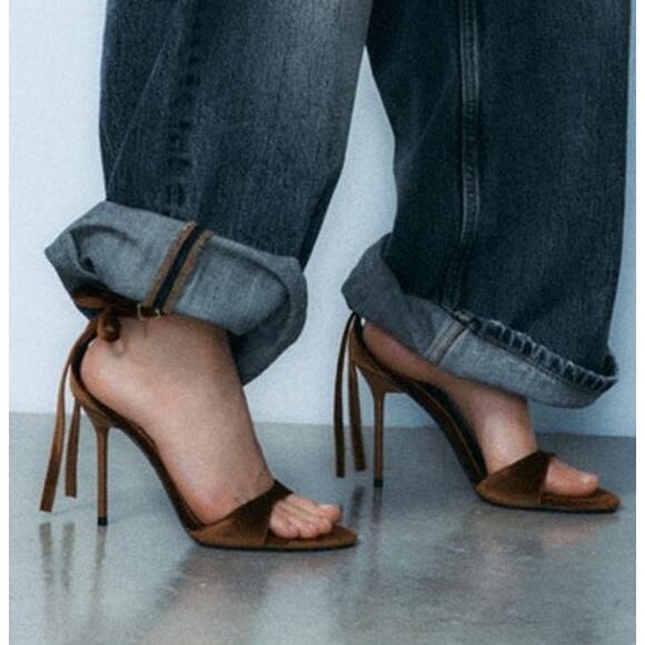 ZARA High Heels with Bow NWT - Picture 5 of 17